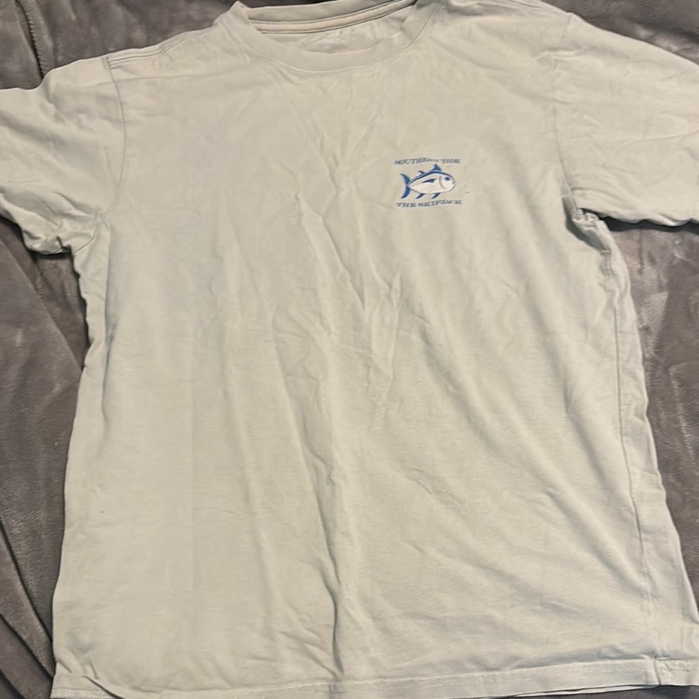 Southern Tide White Short Sleeve Tee